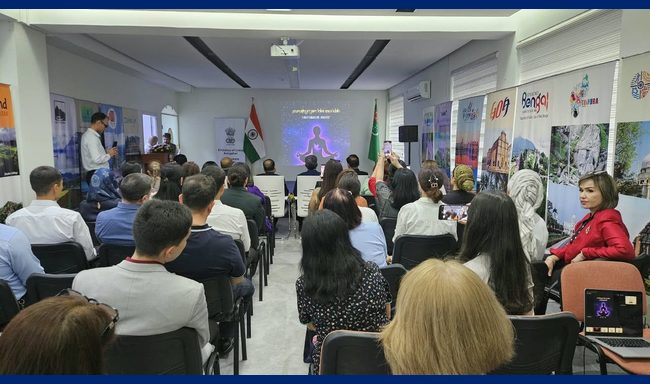 Celebration of the 11th Ayurveda Day in Ashgabat.